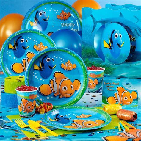 Perfect American Greetings party supplies for a kid's birthday party or Finding Dory-themed party. . Finding nemo party supplies